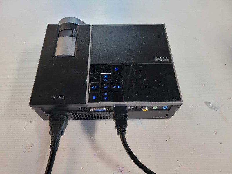 Dell M410HD HDMI Projector w/ Remote and Carry Case - 446 Hours