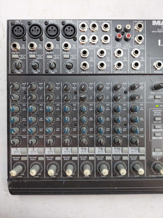 Mackie 1202-VLZ Pro 12 Channel Mic/Line Mixer with Premium XDR