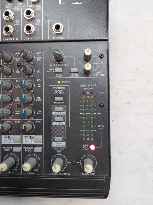 Mackie 1202-VLZ Pro 12 Channel Mic/Line Mixer with Premium XDR