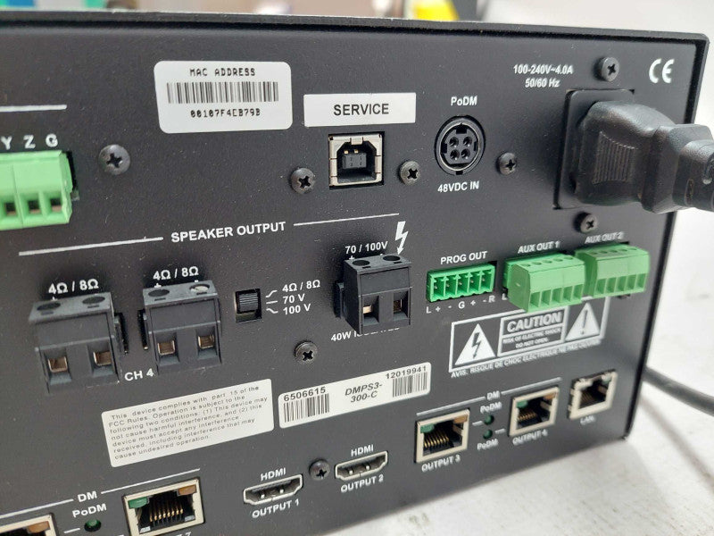 Crestron HDMI HDBT 3 Series Professional Media System DMPS3-300-C