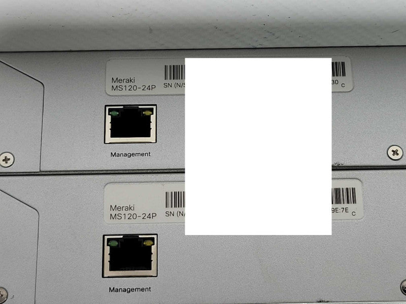 Cisco Meraki MS120-24P-HW Cloud Managed Ethernet Switch 24-Port CLAIMED Q_