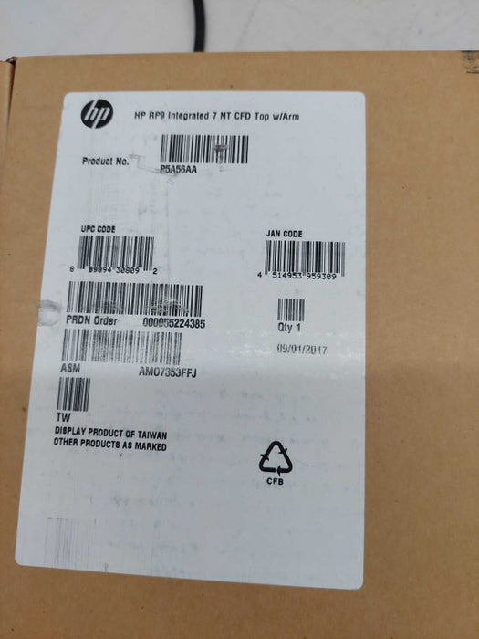 HP Retail Integrated 7-Inch CFD USB Display Q