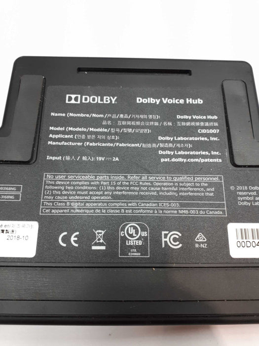 Dolby CID1007 Voice Hub VPU9005-1 Video Conferencing Unit  Q&