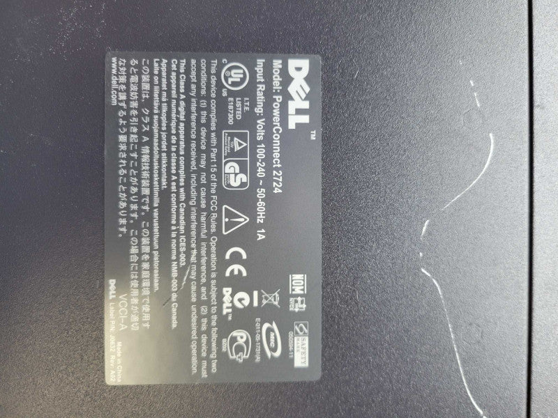 Dell PowerConnect 2724 24-Port Gigabit Ethernet Switch