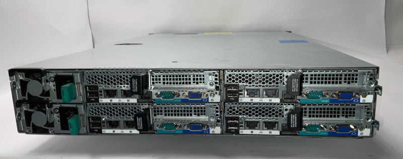 Dell PowerEdge C6220 II 4 Node 2U Server 8x Intel Xeon E5-2630 v2 128GB RAM Q-
