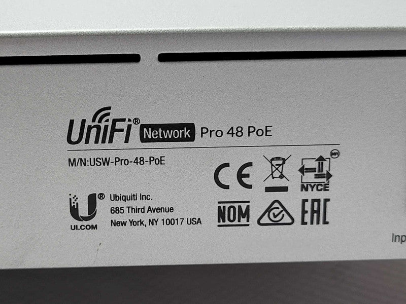 Ubiquiti Networks âUnifi USW-PRO-48-POE 48 Port Rack Mountable Switch, SEE Q_