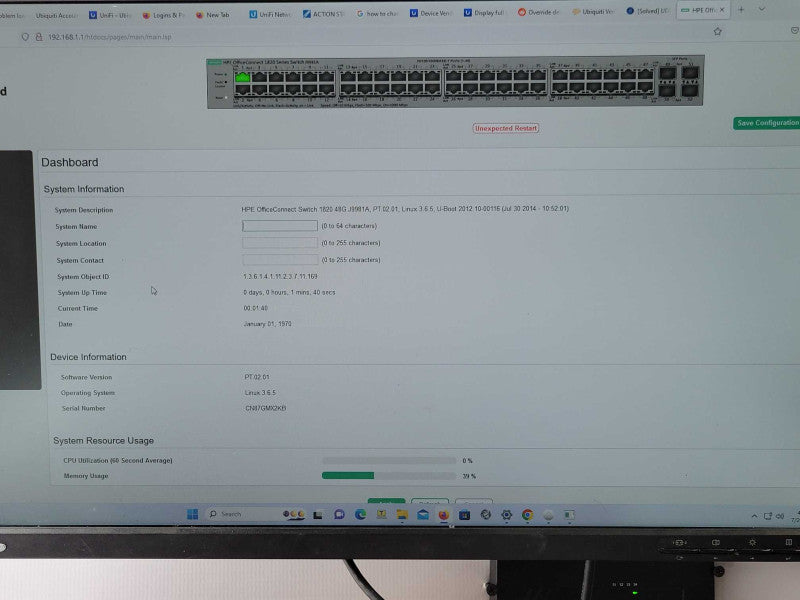 HPE OfficeConnect 1820 Series Switch J9981A _