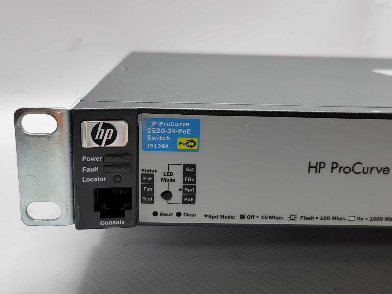 HP ProCurve 2520-24-PoE J9138A 24-Port Fast Ethernet Switch _