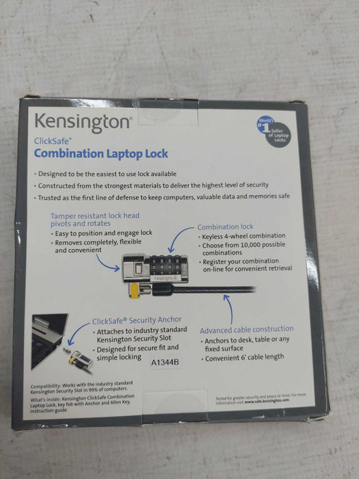 ClickSafe Combination Laptop Lock