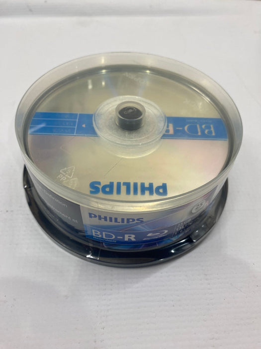 PHILIPS RECORDABLE BLURAY DISCS Pack of 25 BD-R Brand-New