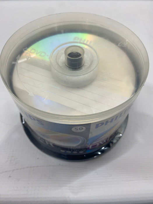 PHILIPS DVD-R 50 PACK  Recordable DVD 50 Discs Brand-New