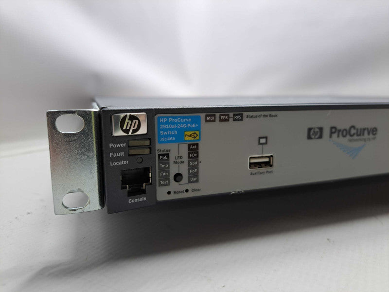 HP ProCurve 2910al-24G-PoE+ J9146A Gigabit PoE+ Switch w/ Bracket )