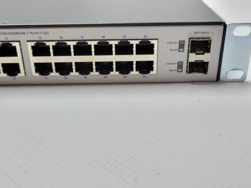 HPE Office Connect Switch 1820 24G J9980A with Rack mount ears _