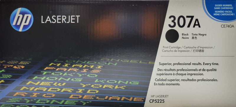 New HP CE740A 307A Black Standard Yield Toner Cartridge  _