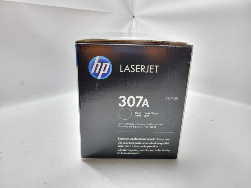 New HP CE740A 307A Black Standard Yield Toner Cartridge  _