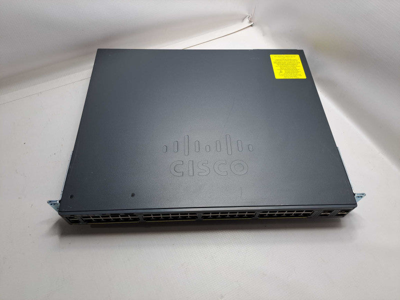 Cisco WS-C2960X-48LPS-L 48 Port GigE PoE Switch 370W AC 4x SFP LAN Q)