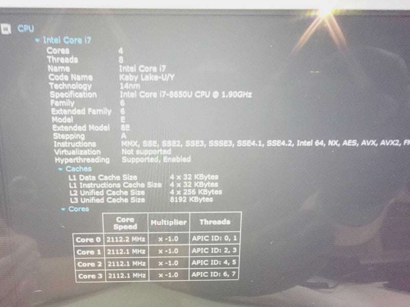 Lenovo Yoga X380 2-in-1 i7-8650U @ 1.90GHz, 16GB DDR4, 512GB SSD