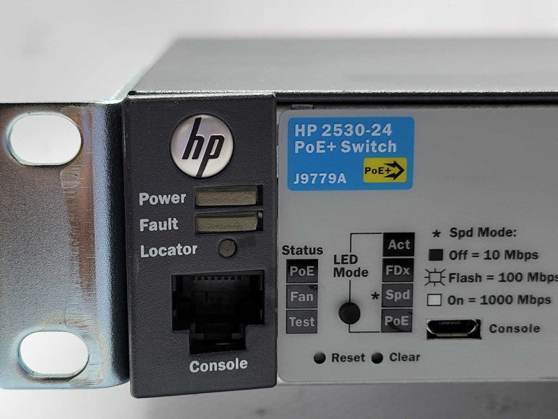 HP J9779A 2530-24 PoE+ 24 Port Managed Fast Ethernet Switch _