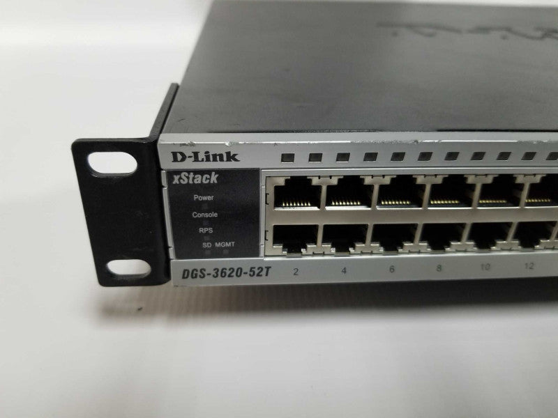 D-Link xStack Dgs-3620-52t Layer 3 Switch - Factory Reset #