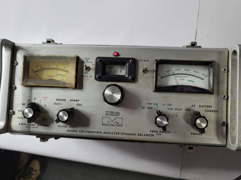 IRD Mechanalysis 350 Vibration analyzer/Dynamic Balancer, READ _