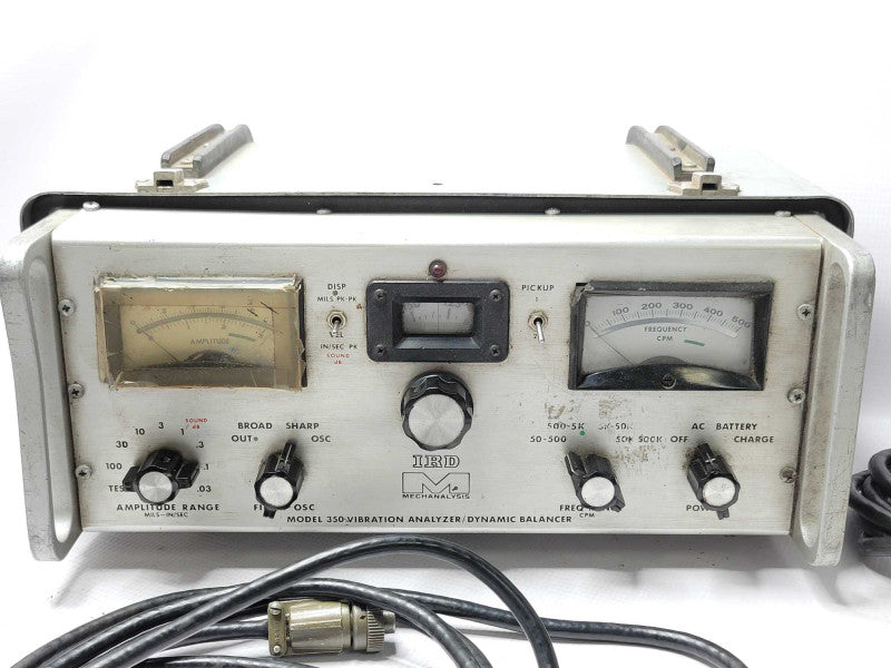 IRD Mechanalysis 350 Vibration analyzer/Dynamic Balancer, READ _