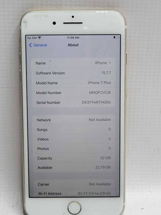 Apple iPhone 7 PLUS 128 GB unlocked Q_