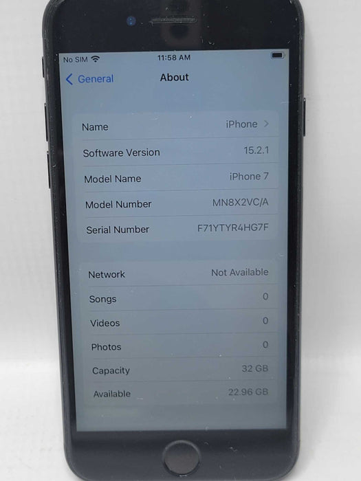 Apple iPhone 7 32GB unlocked Q_