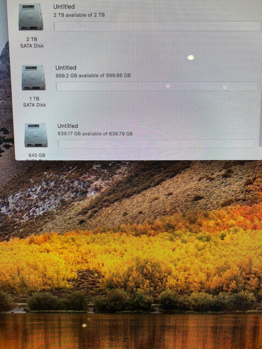Apple Mac Pro Early 2009 2xQuad-Core Xeon X5550 GeForceGT120 16GB RAM 3.64 TB
