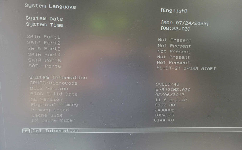 Custom PC Intel core i5-7400 3.0GHz, 8GB DDR4 RAM, READ _