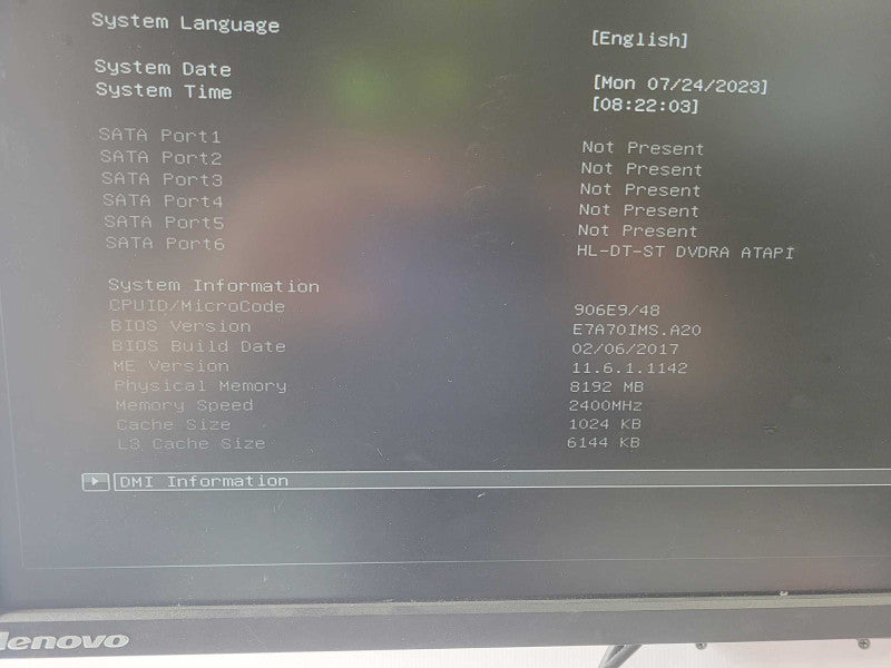 Custom PC Intel core i5-7400 3.0GHz, 8GB DDR4 RAM, READ _