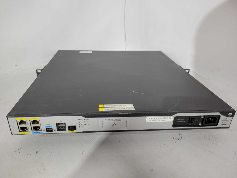 HP MSR3012 JG409A AC Router 3 Ports Gigabit Ethernet  - Factory Reset !