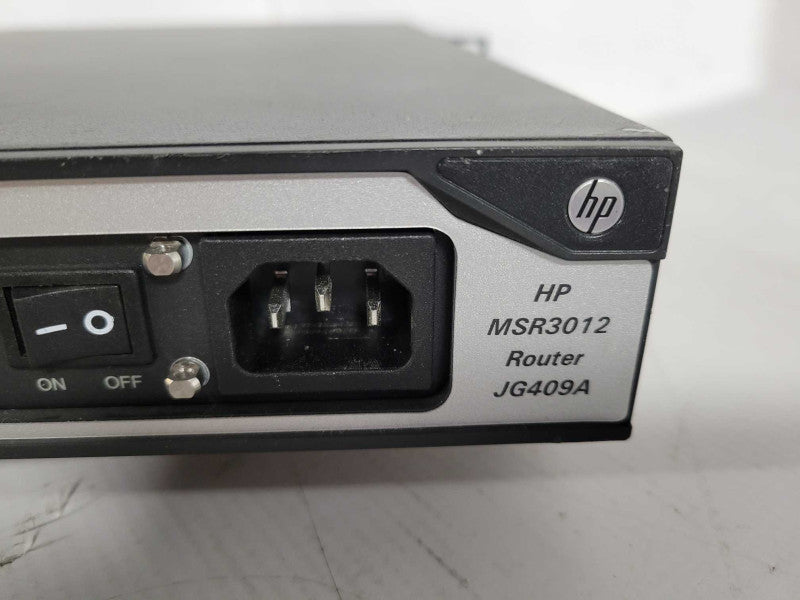 HP MSR3012 JG409A AC Router 3 Ports Gigabit Ethernet  - Factory Reset !