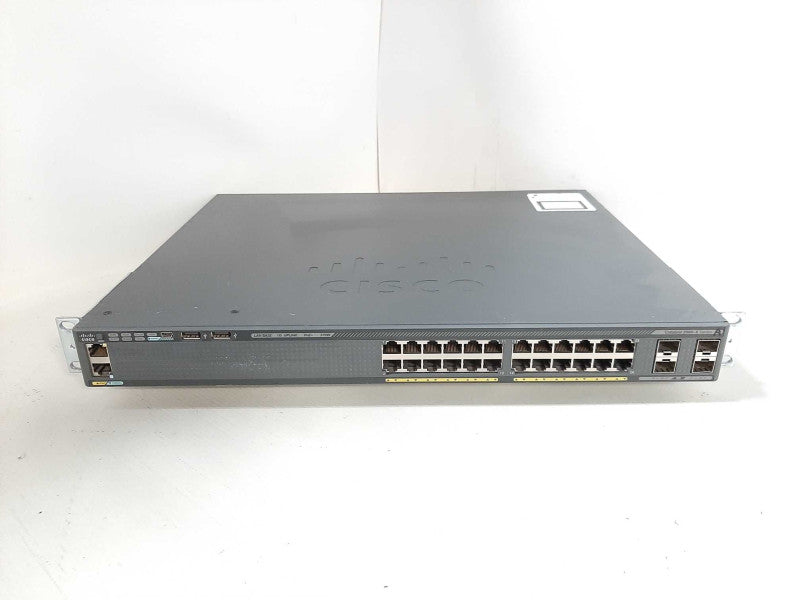 Cisco 2960X Series Network Switch WS-C2960X-24PS-L - Factory Reset $