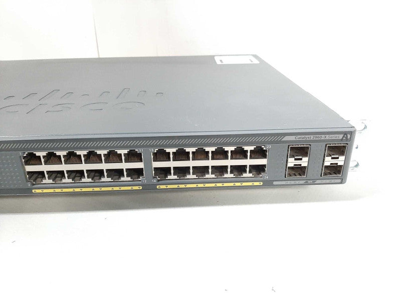 Cisco 2960X Series Network Switch WS-C2960X-24PS-L - Factory Reset $