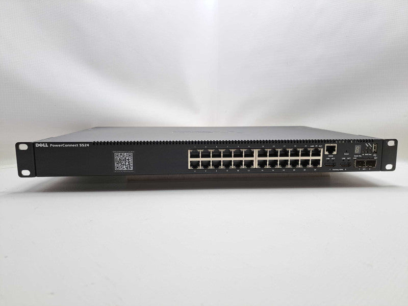 DELL POWERCONNECT 5524 24-PORT MANAGED GIGABIT ETHERNET SWITCH )