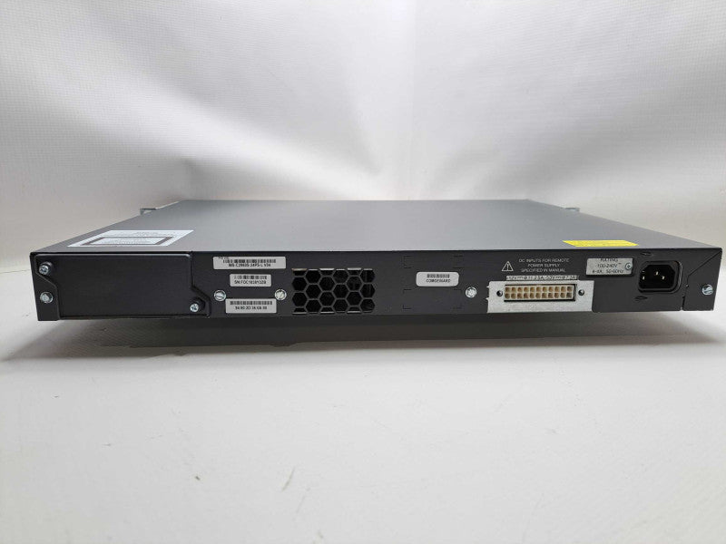 Cisco WS-C2960S-24PS-L 24 Port PoE+ Gigabit Switch + Rackmount Ears Q)