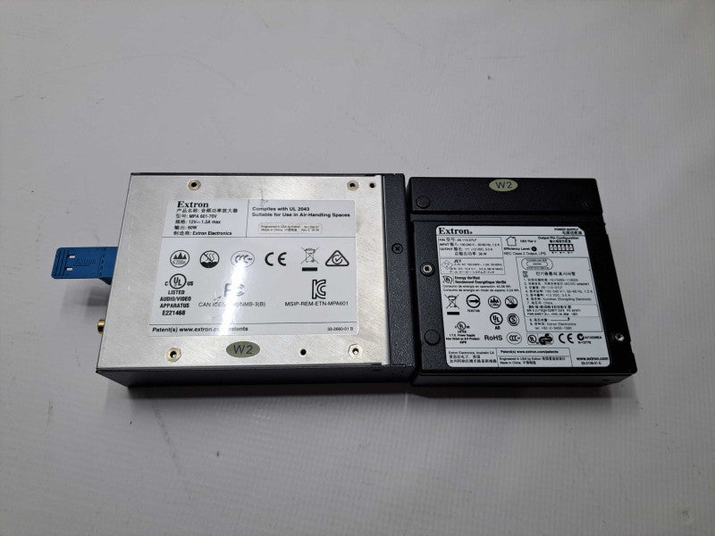 Extron MPA 601 Mini Power Mono Amplifier + Extron PSU 28-113-07LF )