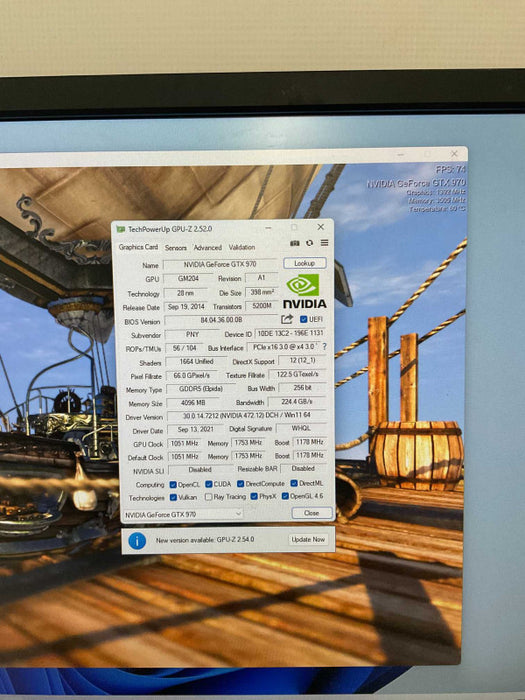 PNY NVIDIA GeForce GTX 970 4GB  -