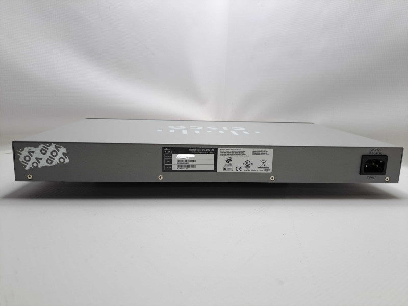 Cisco SG200-26 Gigabit Ethernet Smart Switch with 24 10/100/1000 Ports )