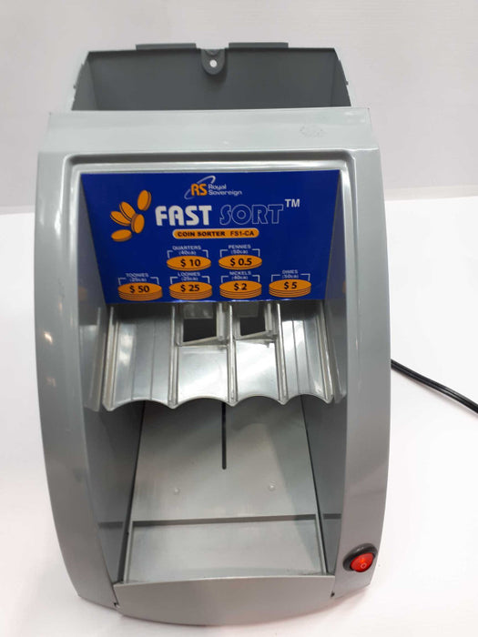 Royal Sovereign FAST SORT FS1 Coin Sorter- FS1-CA- see notes &