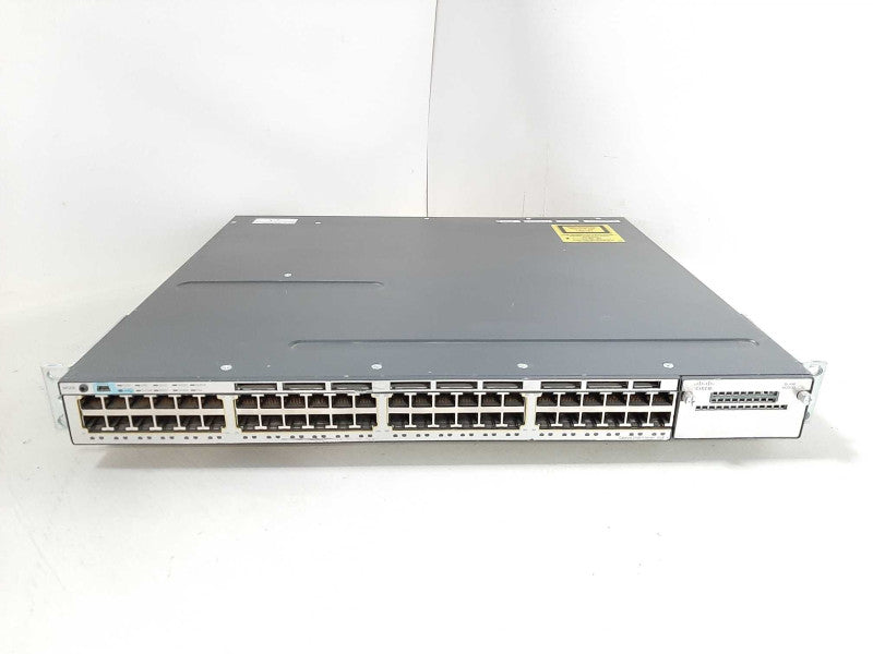 Cisco WS-C3750X-48P-S 48 Port PoE+ Gigabit Ethernet Switch C3KX-PWR-715WAC Q$