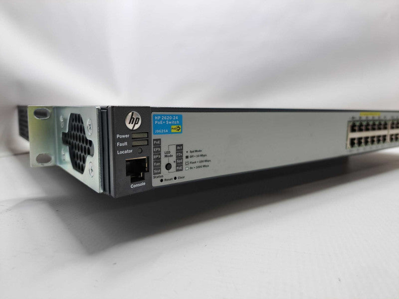 HP J9625A 2620-24 PoE+ 24Port 10-100 Managed L3 PoE Switch With Rack Mount Ea )