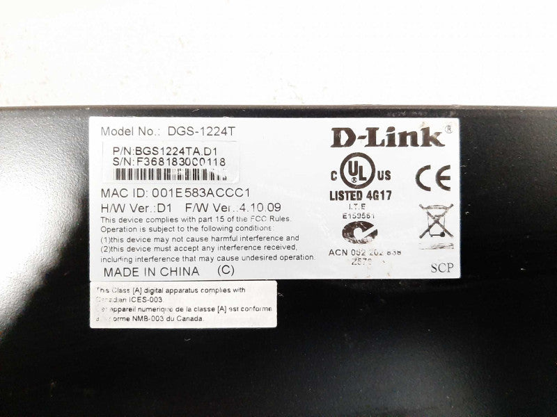 D-Link DGS-1224T DLink DGS-1224T 24-Port Gigabit 1Gps Switch $