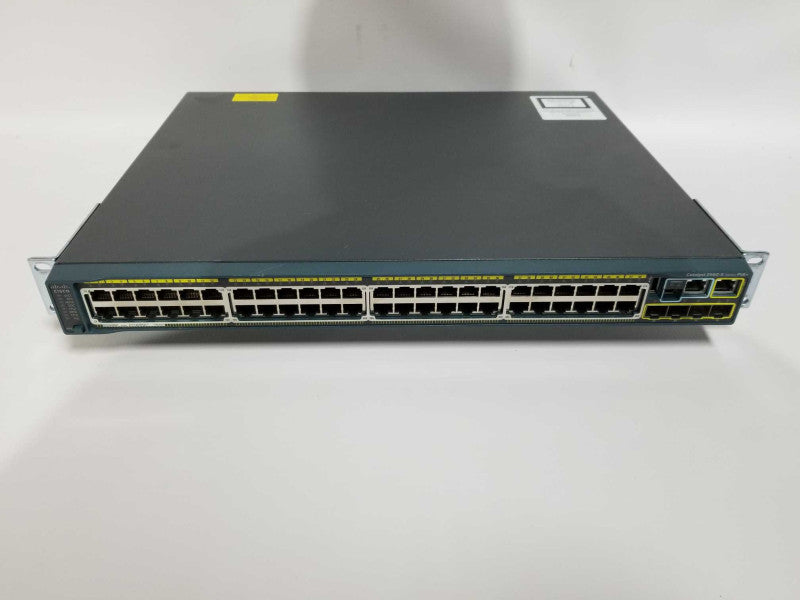 Cisco WS-C2960S-48FPS-L 48 Port PoE+ Gigabit Network Switch - Fact Reset #