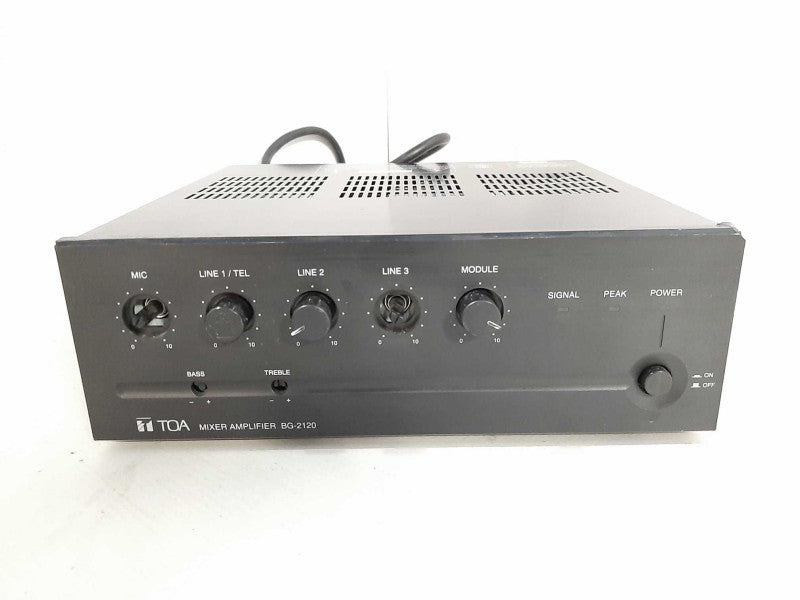 TOA BG-2120CU Mixer Amplifier, 120W - Black READ $