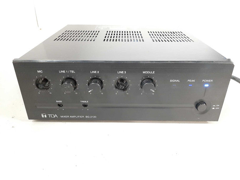 TOA BG-2120CU Mixer Amplifier, 120W - Black READ $