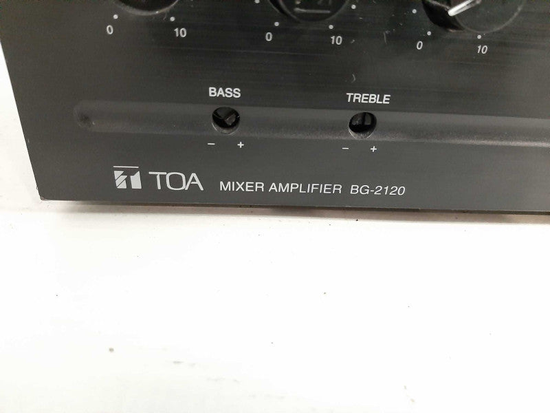 TOA BG-2120CU Mixer Amplifier, 120W - Black READ $
