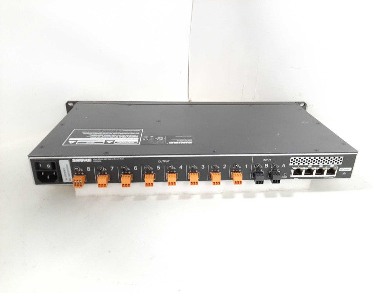 Shure MXWANI8 8-Channel Microflex Wireless Audio Network Interface $