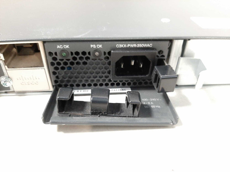 CISCO WS-C3560X-24T-L + 1x C3KX-PWR-350WAC 24 Port Data LAN Base $