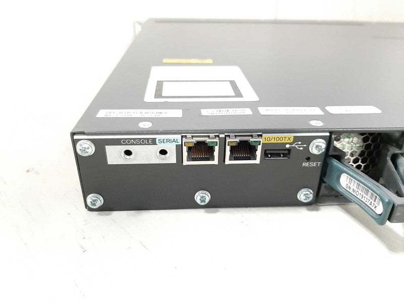CISCO WS-C3560X-24T-S + C3KX-PWR-350WAC 24-Port Gigabit Switch $